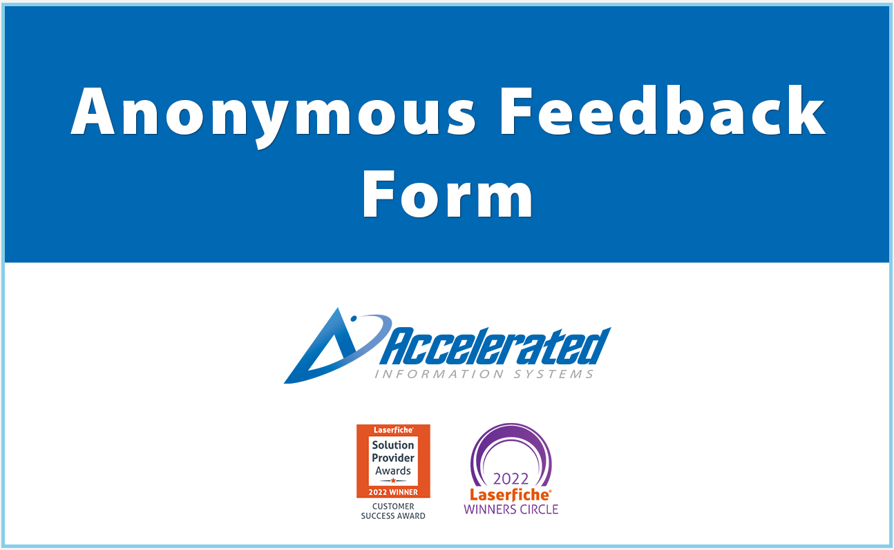 Anonymous Feedback Form-