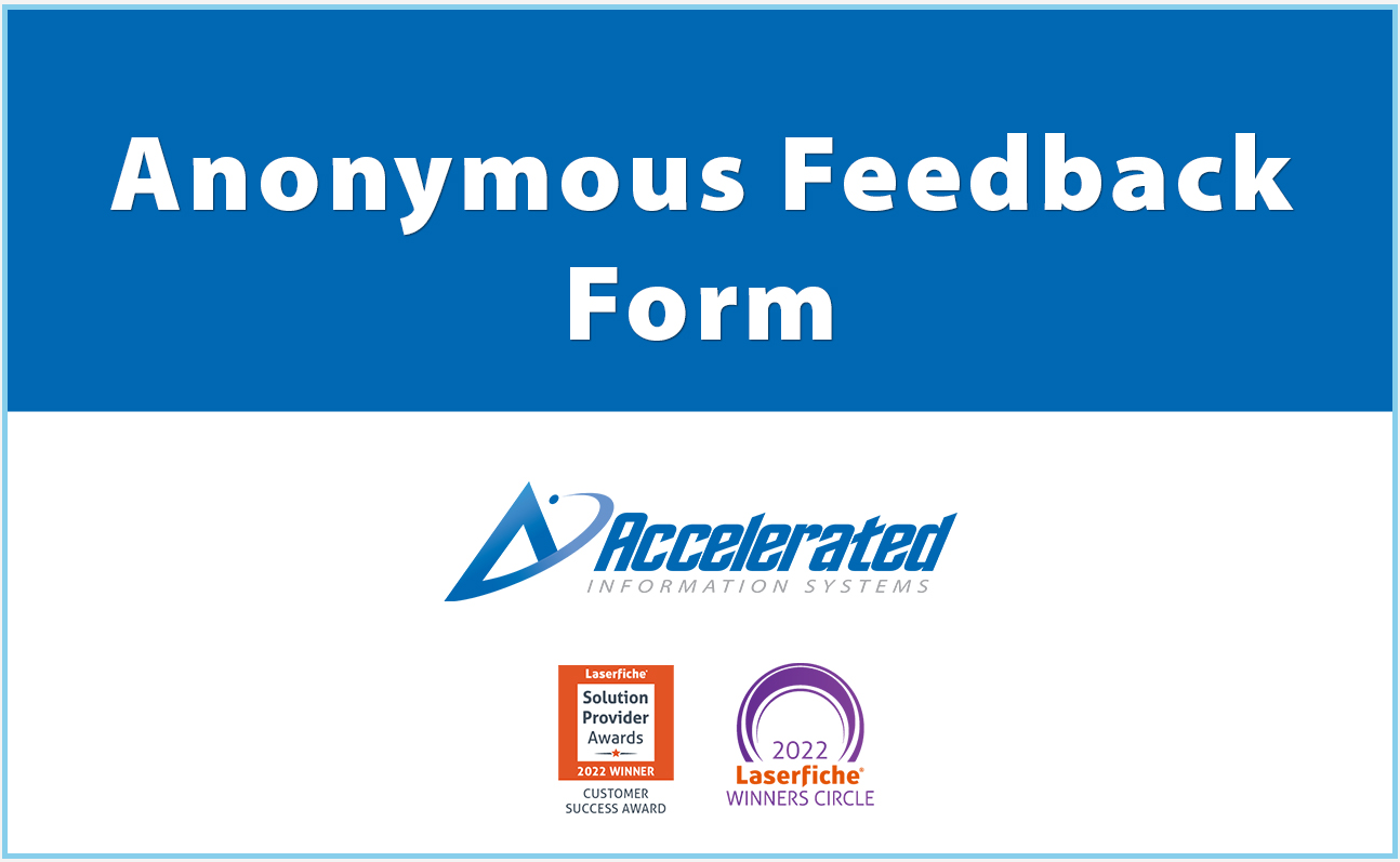 Anonymous Feedback Form