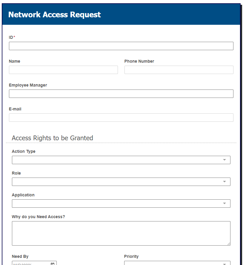 Network Access Request-Form