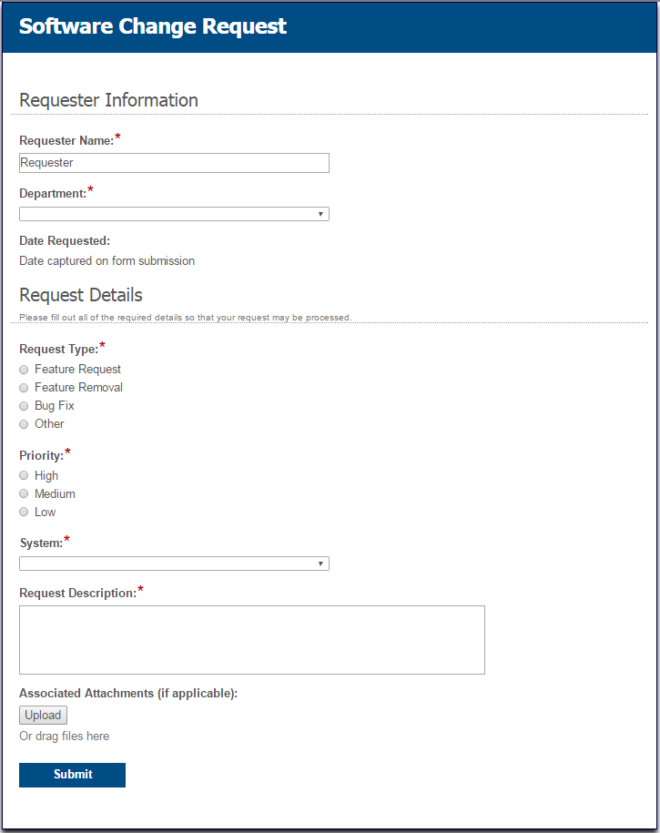 Software Change Request-Form