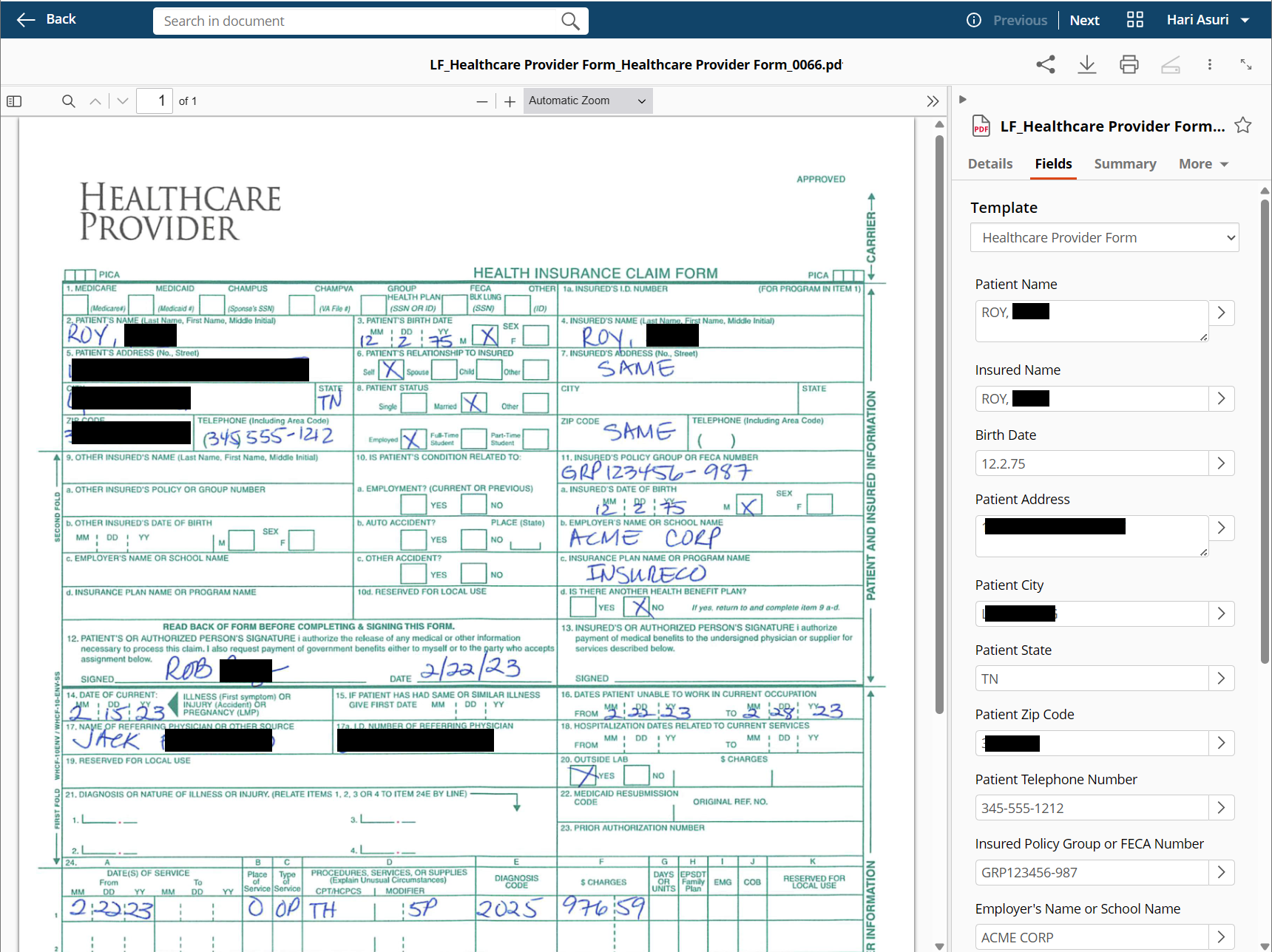B-Laserfiche Document Viewer - Healthcare Provider Form PII Redacted.png